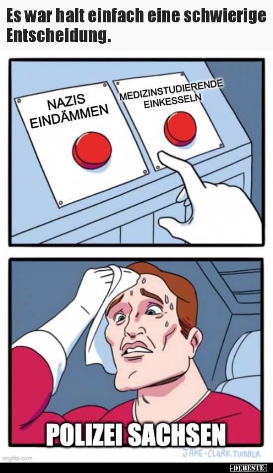 Es war halt einfach eine schwierige Entscheidung...