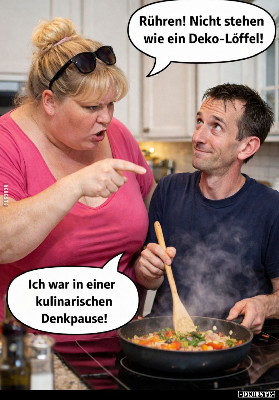 Rühren! Nicht stehen wie ein Deko-Löffel!.... - Lustige Bilder | DEBESTE.de