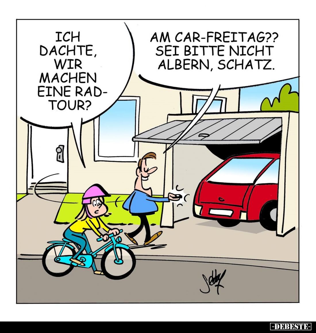 Ich dachte, wir machen eine Radtour... - Lustige Bilder | DEBESTE.de