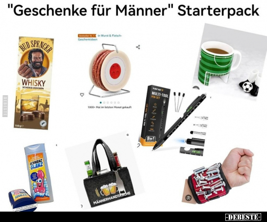 "Geschenke für Männer" Starterpack.. - Lustige Bilder | DEBESTE.de