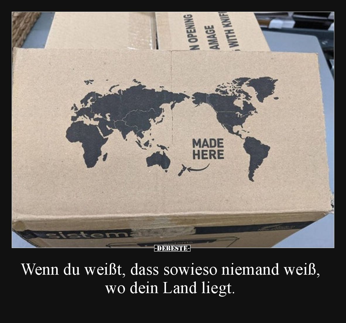 Wenn du weißt, dass sowieso niemand weiß, wo dein Land.. - Lustige Bilder | DEBESTE.de
