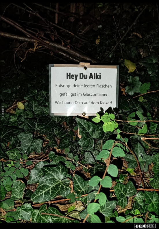 Hey Du Alki... - Lustige Bilder | DEBESTE.de