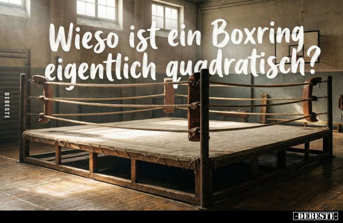 Wieso ist ein Boxring eigentlich quadratisch?