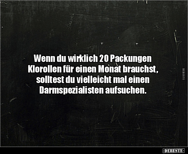 Wenn du wirklich 20 Packungen Klorollen für einen.. - Lustige Bilder | DEBESTE.de