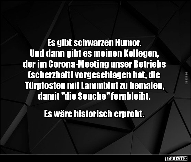 Es gibt schwarzen Humor. Und dann gibt es meinen.. - Lustige Bilder | DEBESTE.de
