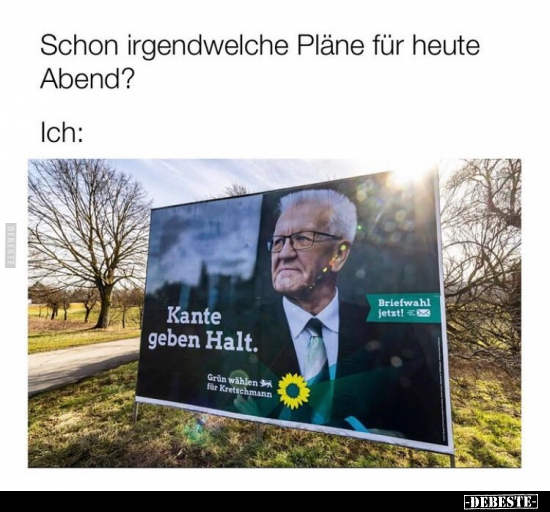 Schon irgendwelche Pläne für heute Abend?.. - Lustige Bilder | DEBESTE.de