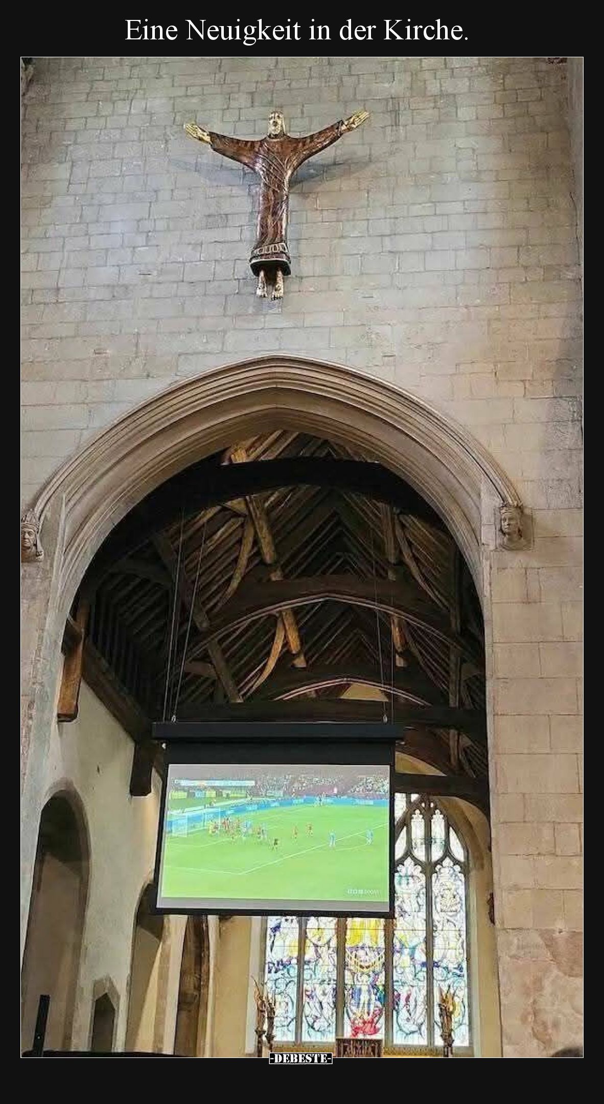 Eine Neuigkeit in der Kirche