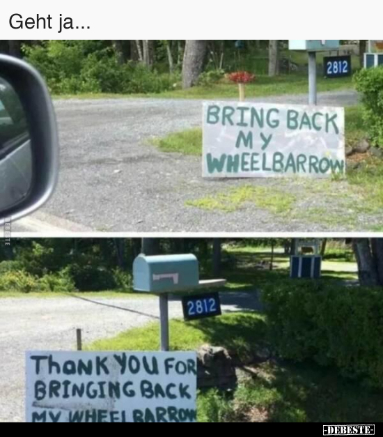 Geht ja...