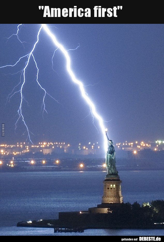 "America first"..