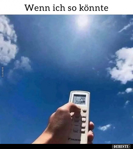 Wenn ich so könnte