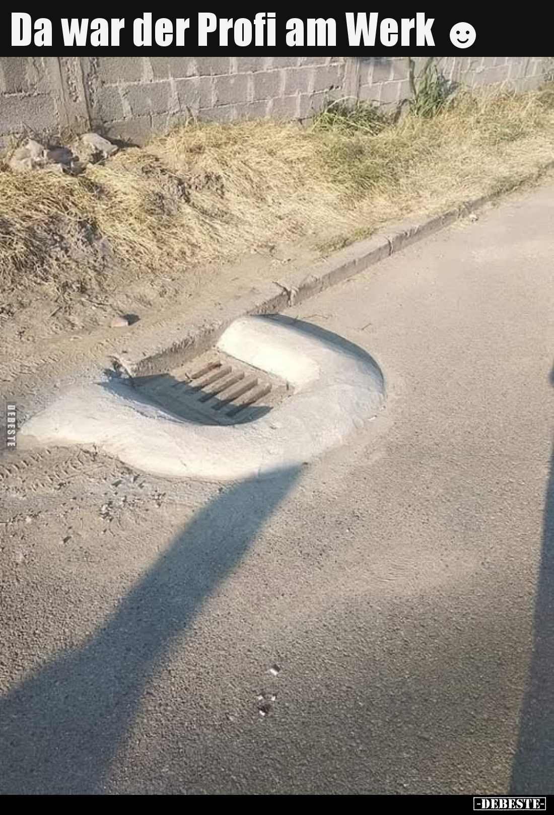Da war der Profi am Werk.