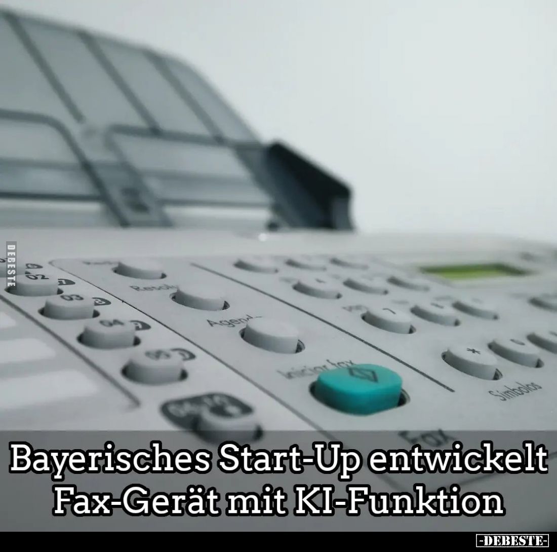 Bayerisches Start-Up entwickelt Fax-Gerät mit KI-Funktion.