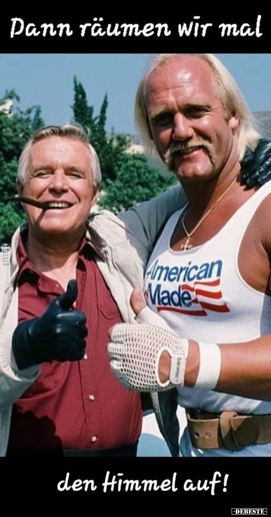 Dann räumen wir mal den Himmel auf!