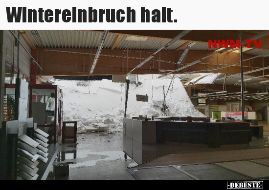 Wintereinbruch halt... - Lustige Bilder | DEBESTE.de
