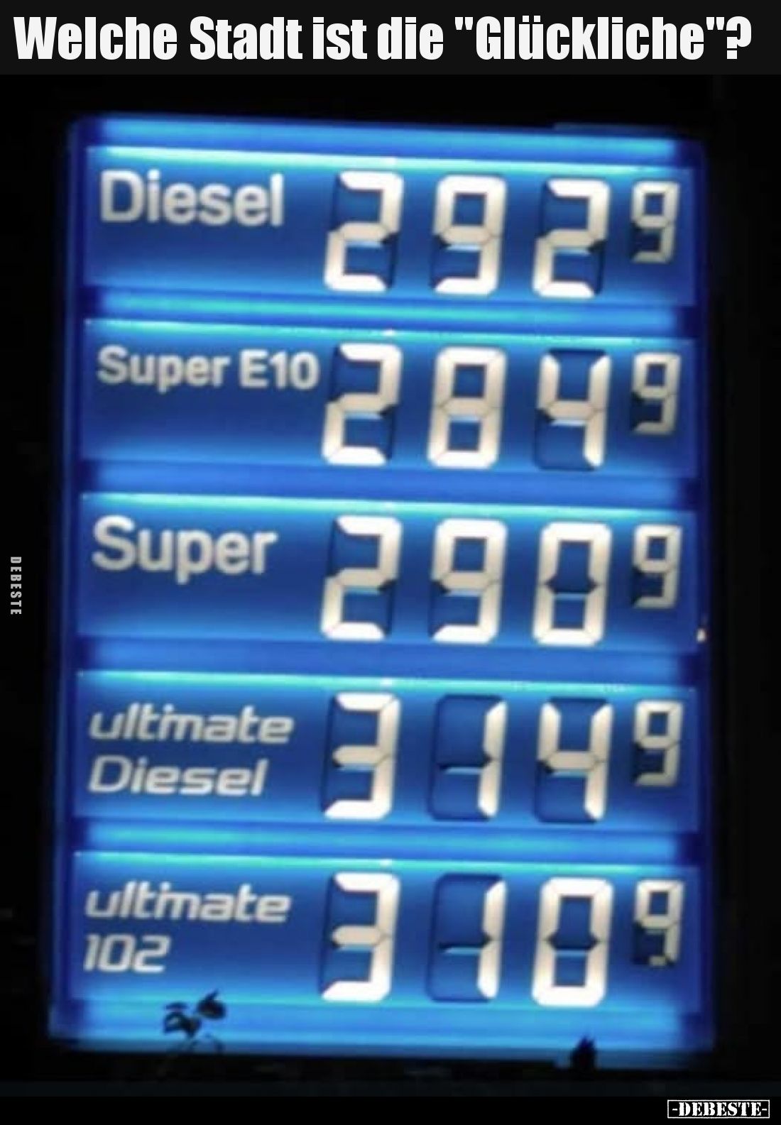 Welche Stadt ist die "Glückliche"?