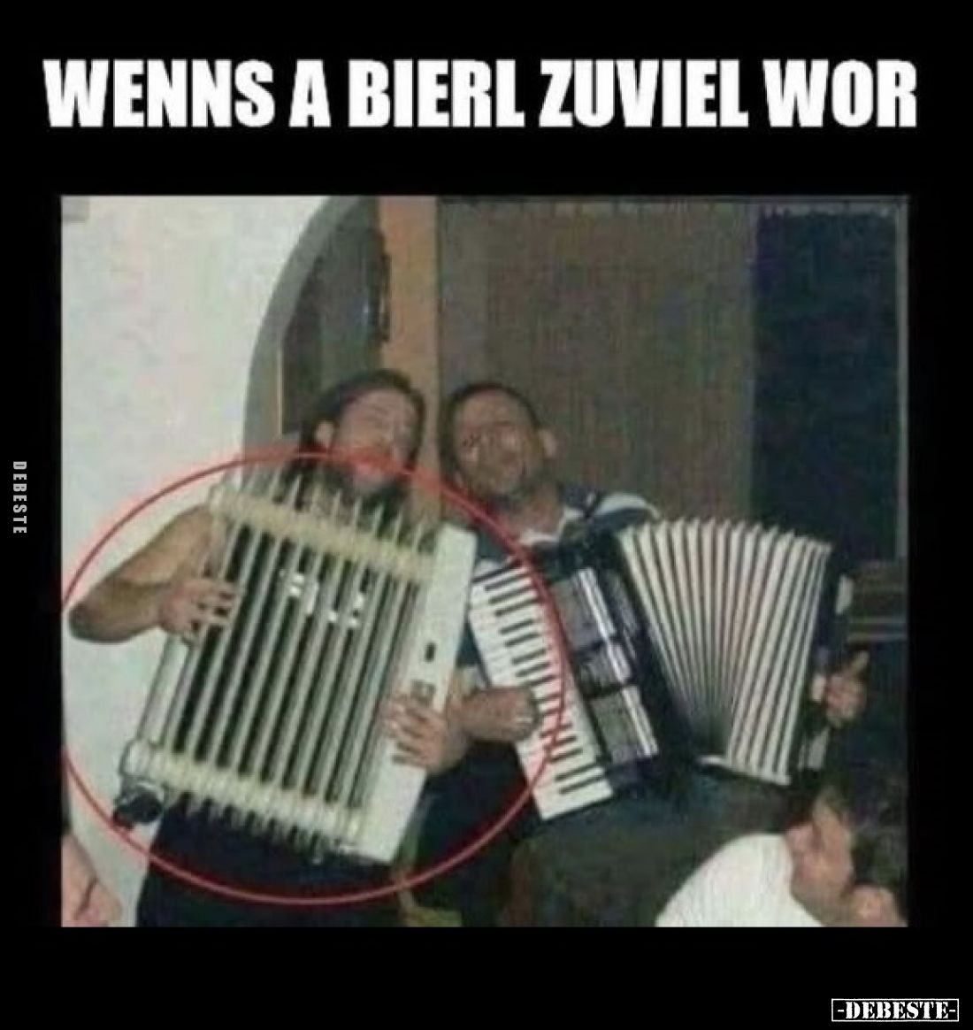 Wenns a Bierl zuviel wor.
