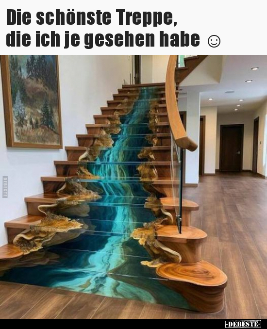 Die schönste Treppe, die ich je gesehen habe.. - Lustige Bilder | DEBESTE.de