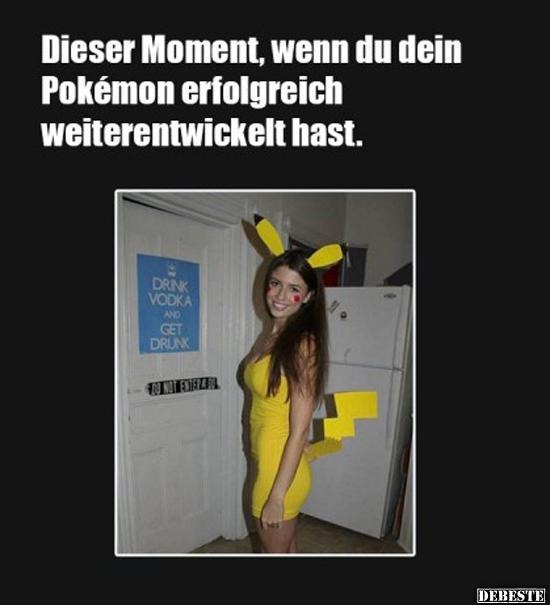Dieser Moment, wenn du dein Pokemon erfolgreich.. - Lustige Bilder | DEBESTE.de