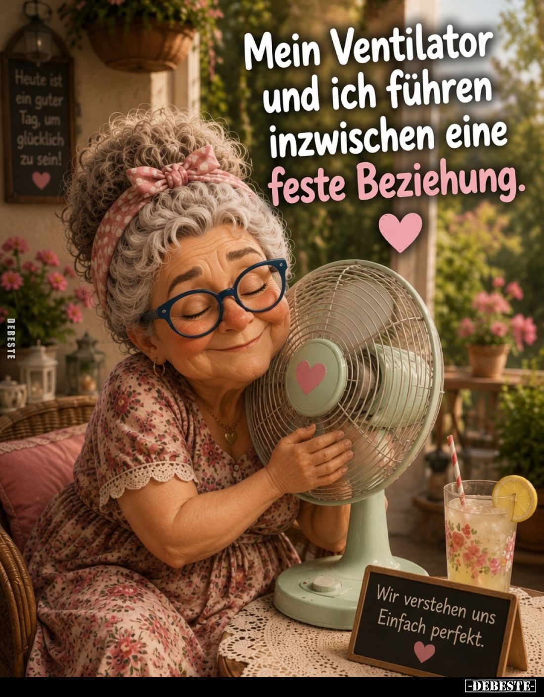 Mein Ventilator und ich führen inzwischen eine feste Beziehung.