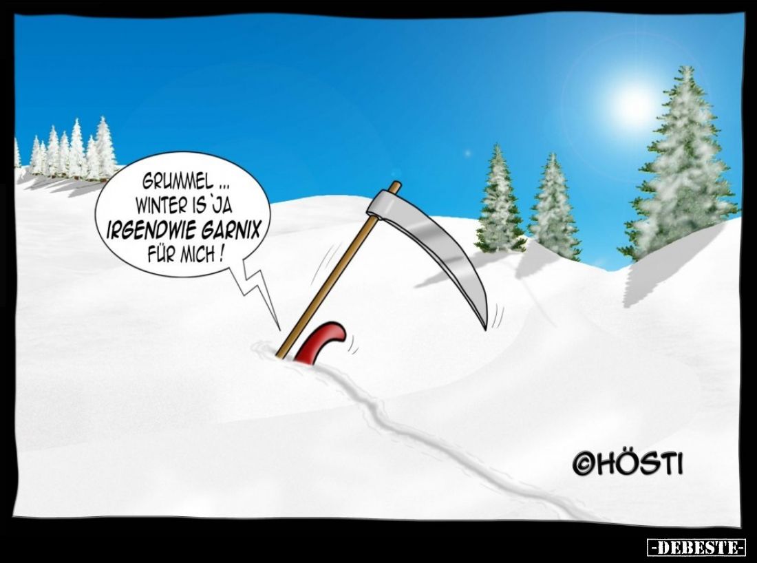 Grummel... Winter is ja irgendwie garnix für mich!