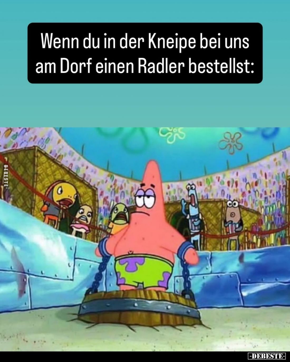Wenn du in der Kneipe bei uns am Dorf einen Radler bestellst: