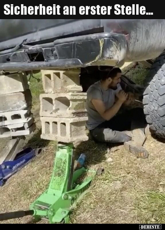 Sicherheit an erster Stelle...