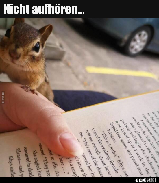 Nicht aufhören...