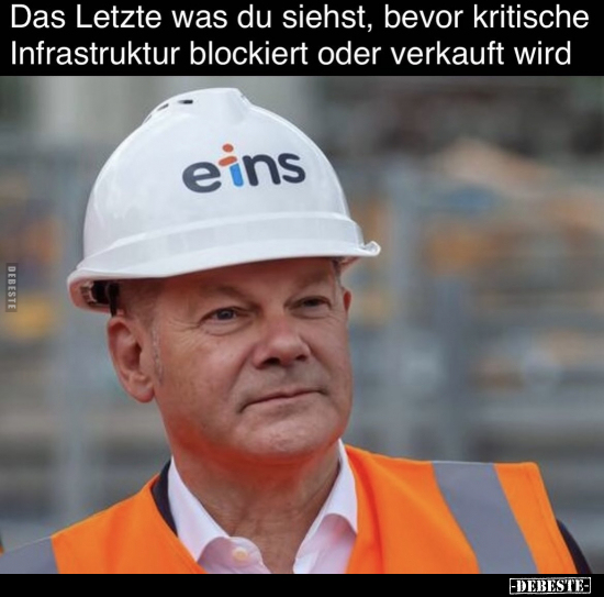 Das Letzte was du siehst, bevor kritische Infrastruktur.. - Lustige Bilder | DEBESTE.de