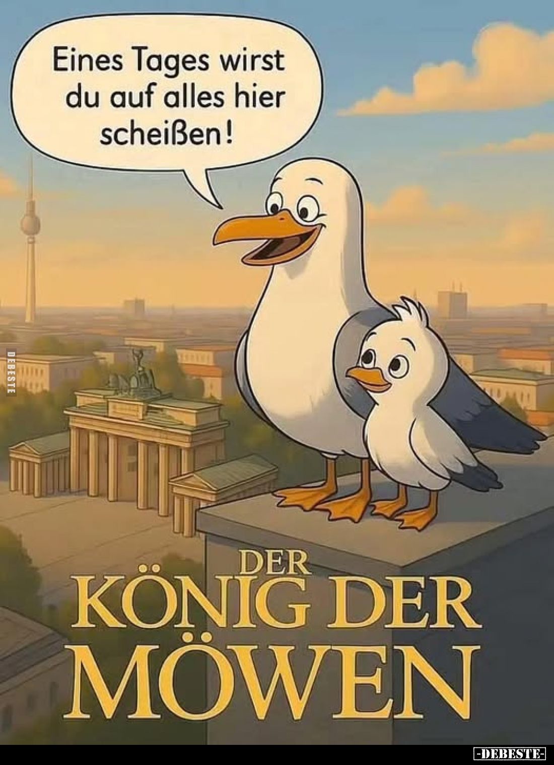 Der König der Möwen. - Eines Tages wirst du auf alles hier scheißen!