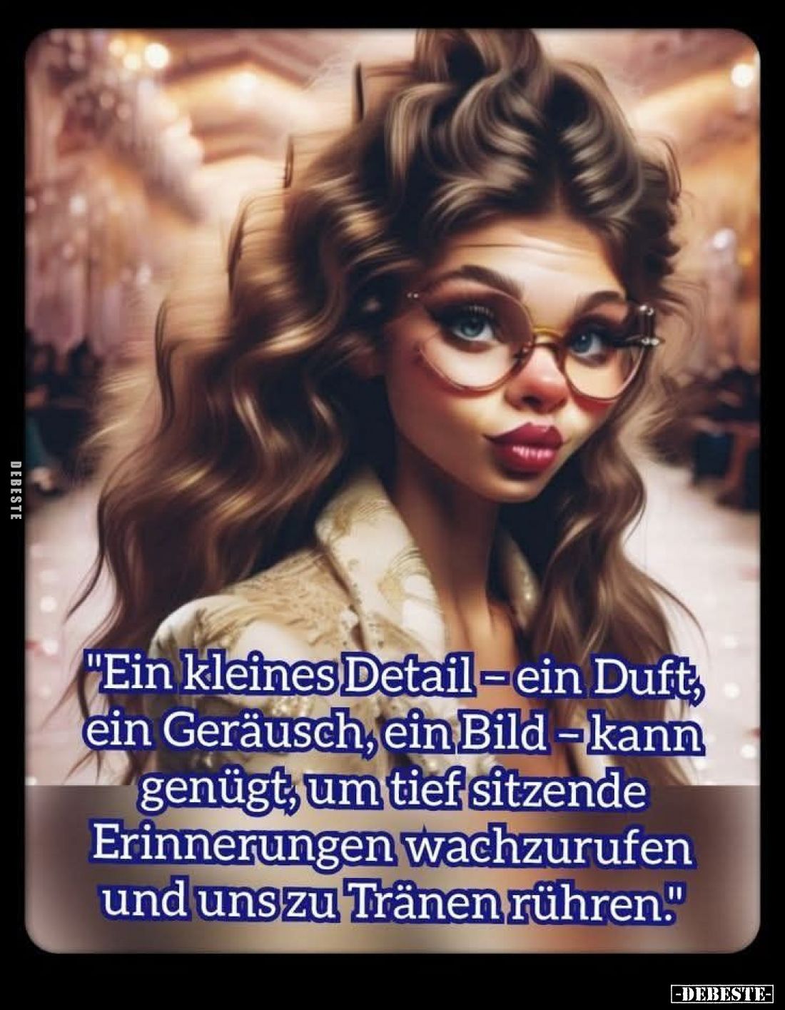 "Ein kleines Detail - ein Duft, ein Geräusch..." - Lustige Bilder | DEBESTE.de
