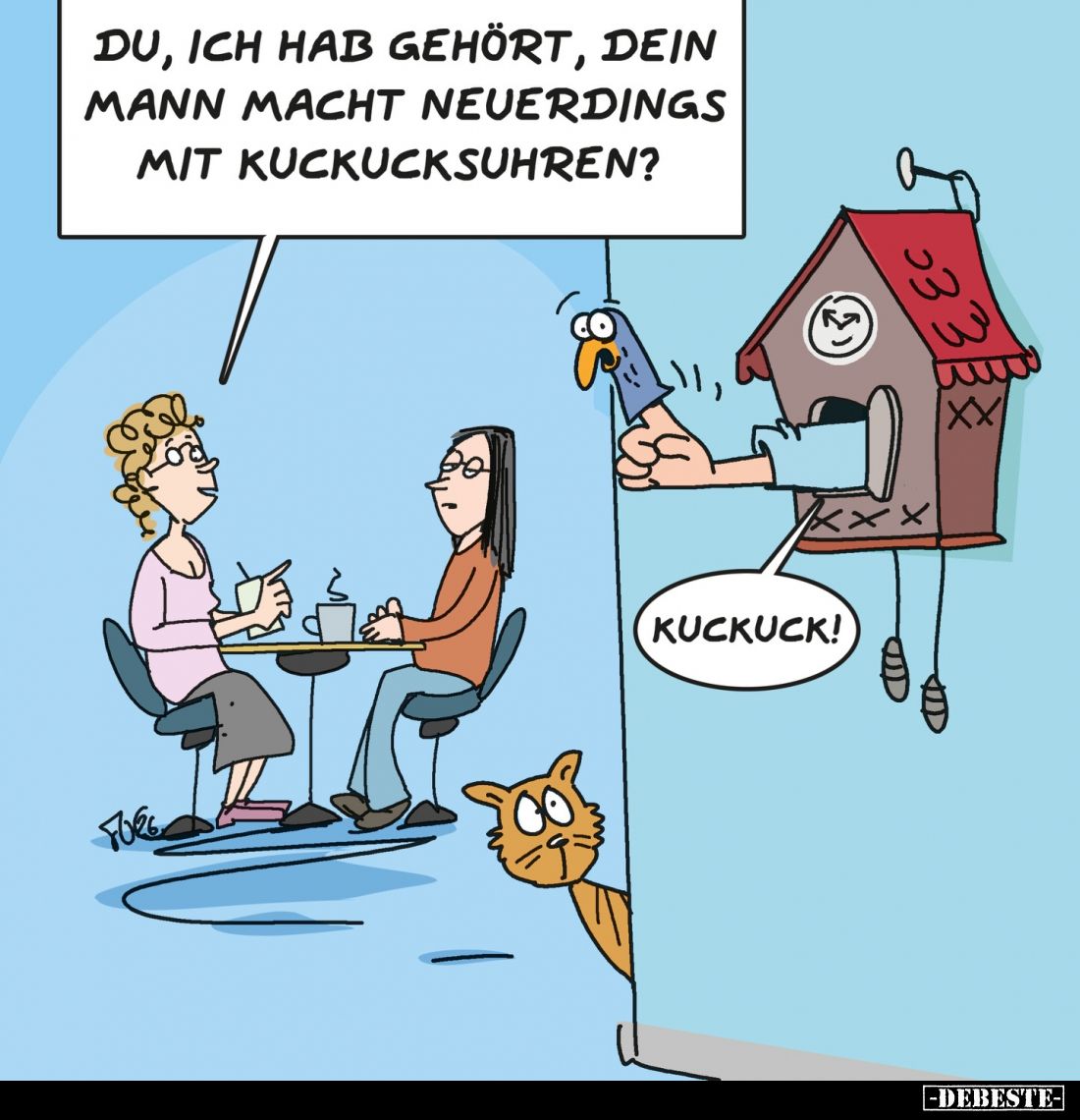 Du, ich hab gehört, dein Mann macht... - Lustige Bilder | DEBESTE.de