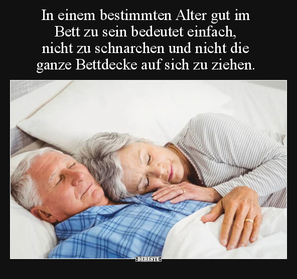 In einem bestimmten Alter gut im Bett zu sein bedeutet.. - Lustige Bilder | DEBESTE.de