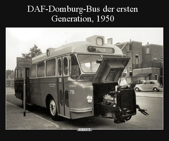 DAF-Domburg-Bus der ersten Generation, 1950.. - Lustige Bilder | DEBESTE.de