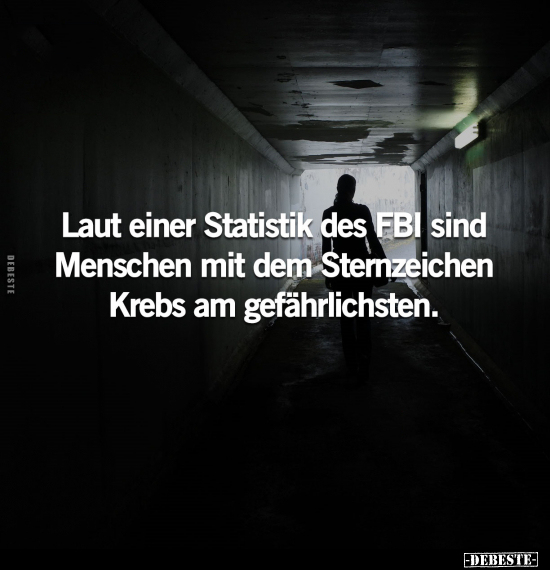 Laut einer Statistik des FBI sind Menschen mit dem.. - Lustige Bilder | DEBESTE.de