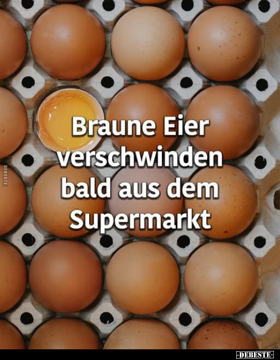 Eier, Supermarkt