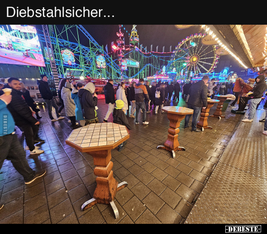 Diebstahlsicher... - Lustige Bilder | DEBESTE.de