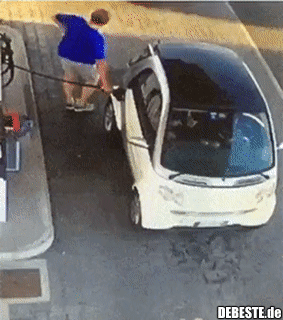 Hat es wohl besonders eilig...