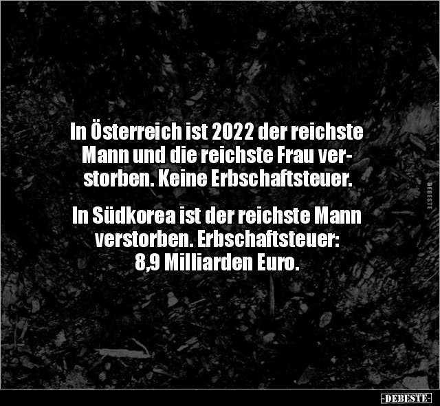 In Österreich ist 2022 der reichste Mann und die reichste.. - Lustige Bilder | DEBESTE.de