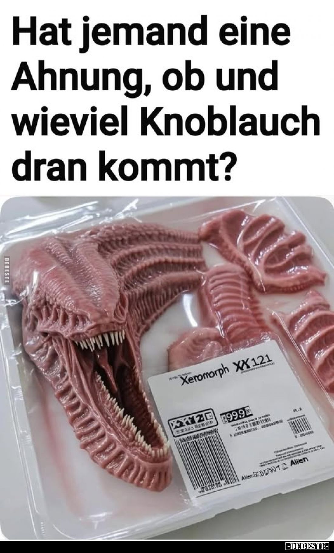 Hat jemand eine Ahnung, ob und wieviel Knoblauch dran kommt?