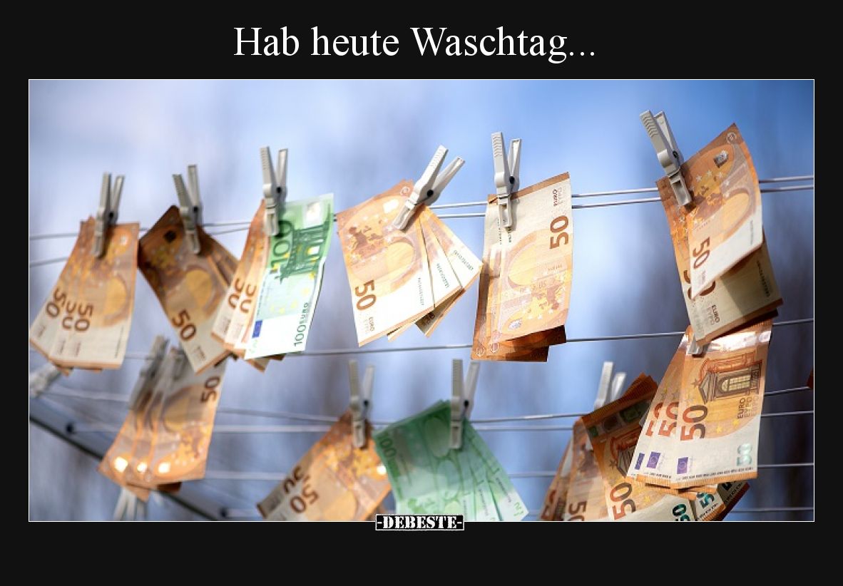 Hab heute Waschtag... - Lustige Bilder | DEBESTE.de
