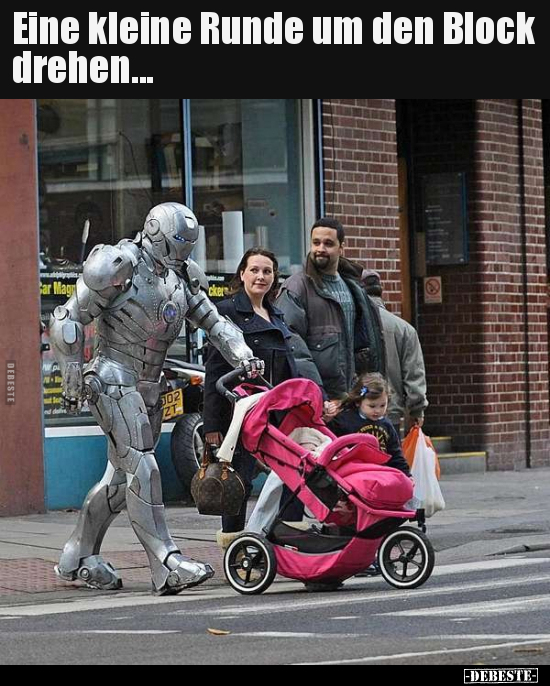 Eine kleine Runde um den Block drehen...