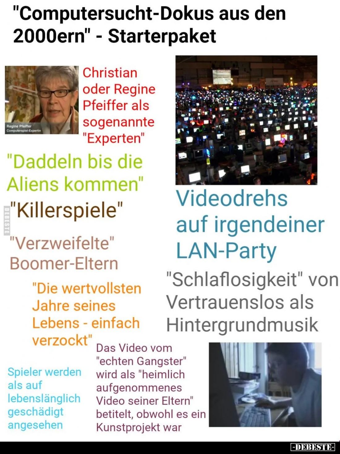 "Computersucht-Dokus aus den 2000ern" - Starterpaket
