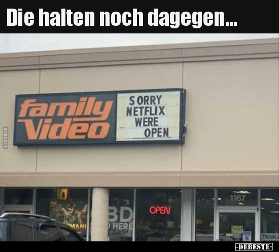 Die halten noch dagegen...