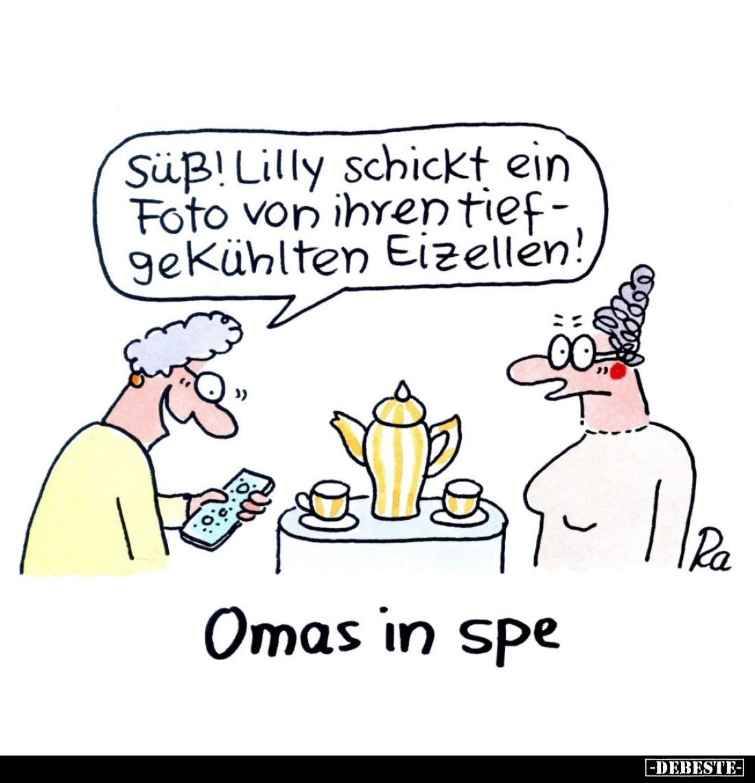 Omas in spe. - Süß! Lilly schickt ein Foto von ihren tiefgekühlten Eizellen!