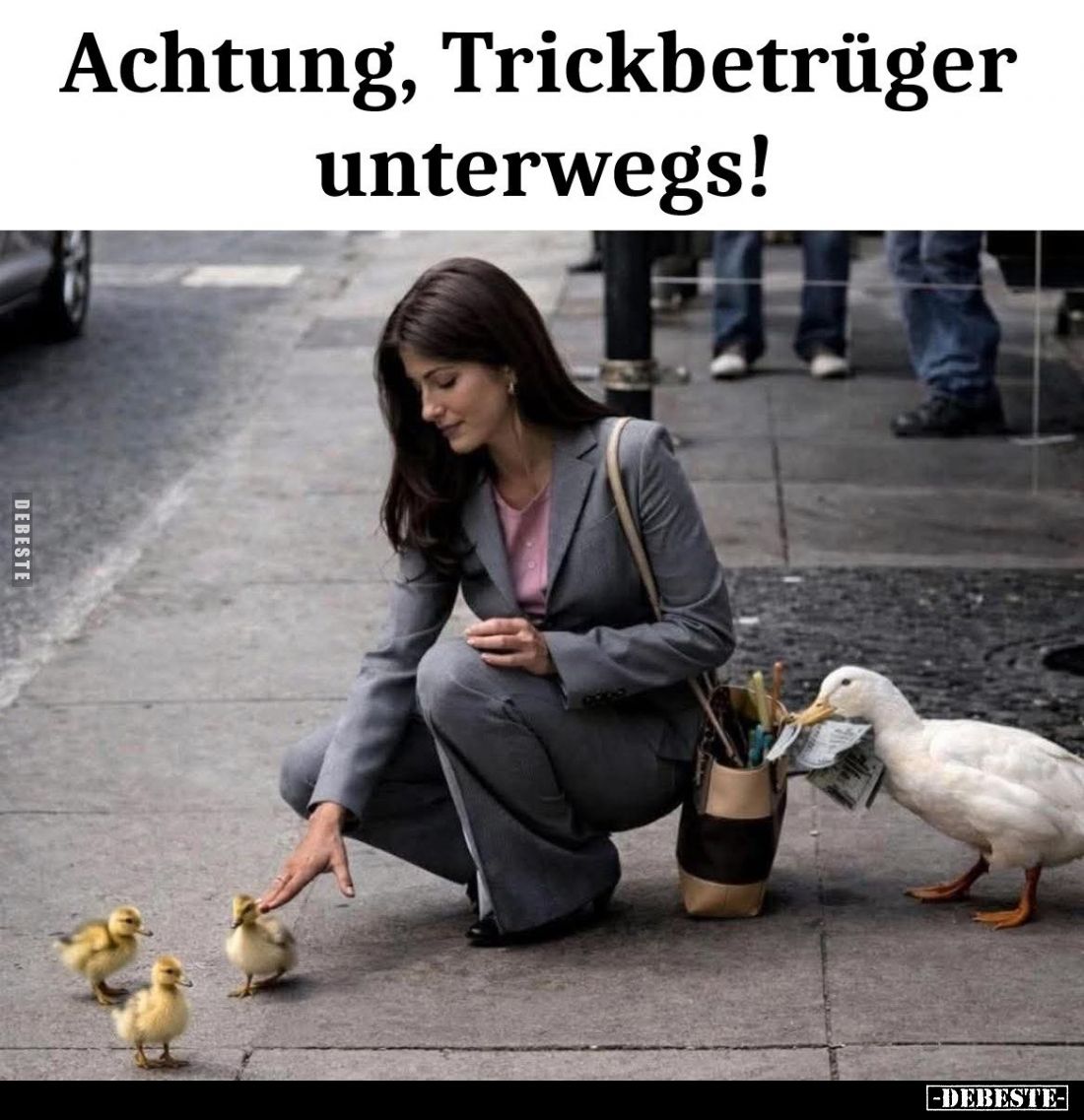 Achtung, Trickbetrüger unterwegs!.. - Lustige Bilder | DEBESTE.de