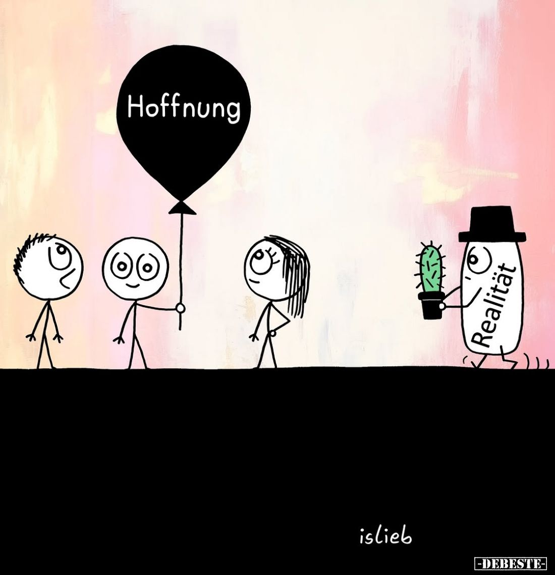 Hoffnung - Realität.