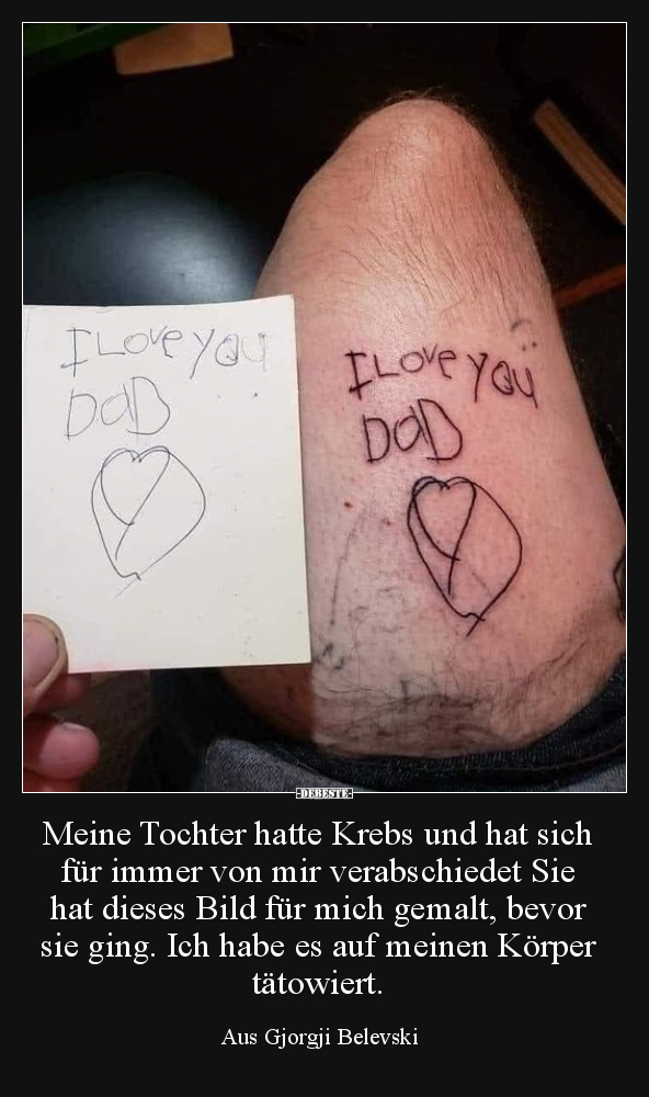 Meine Tochter hatte Krebs und hat sich für immer von mir.. - Lustige Bilder | DEBESTE.de