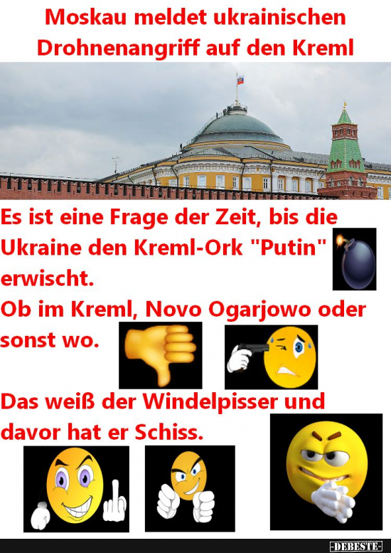 Putin, der Windelpisser bangt um sein Leben. - Lustige Bilder | DEBESTE.de