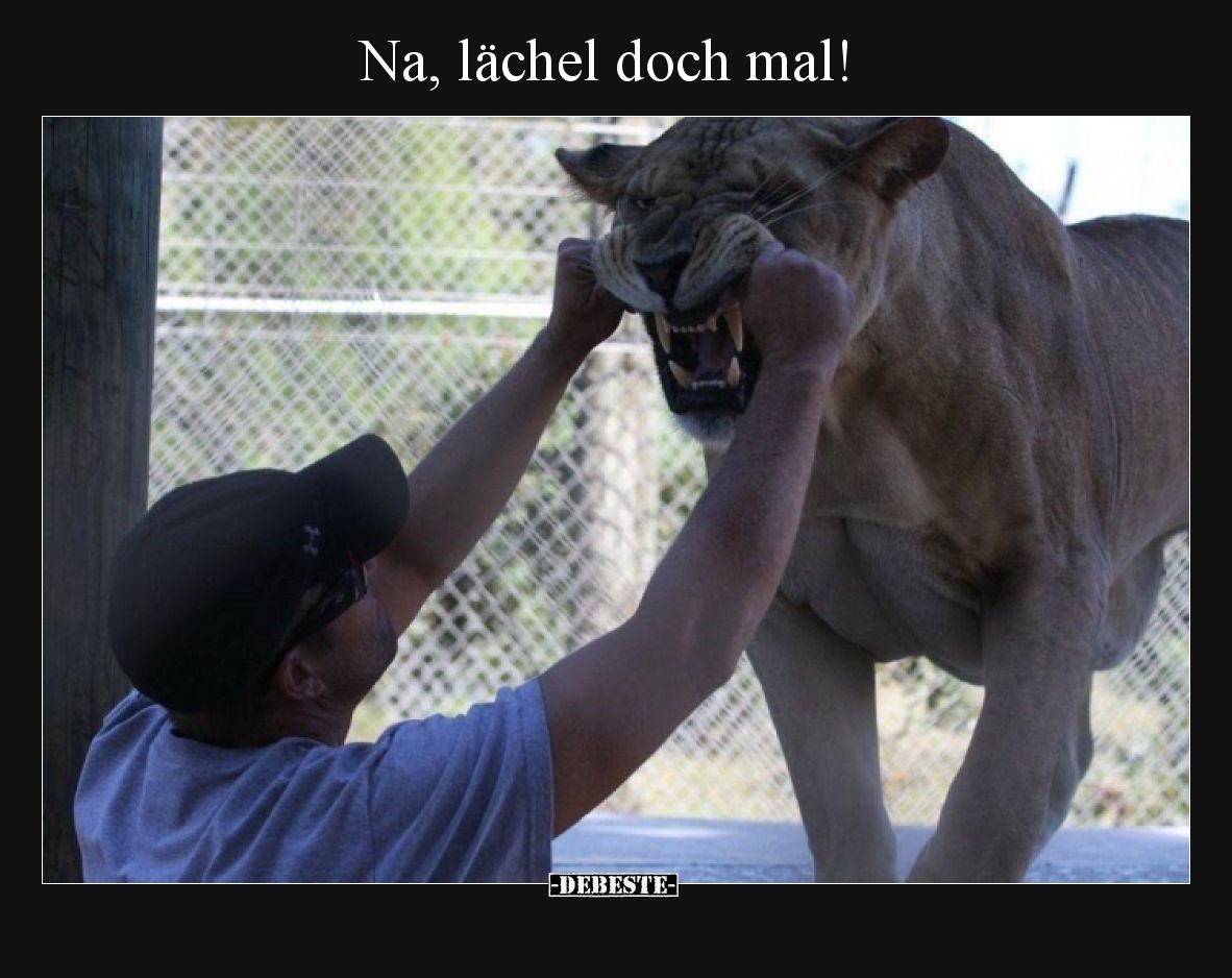 Na, lächel doch mal!