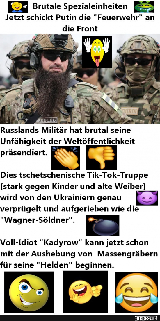 Putins Verzweiflung wird immer größer !!!!!!!!!!!!!!!!! - Lustige Bilder | DEBESTE.de